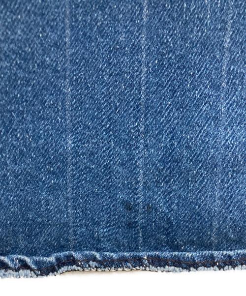 USED（USED）USED (USED) 90’sデニムベースボールシャツ インディゴ サイズ:XLの古着・服飾アイテム
