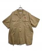 King Koleキングコール）の古着「60’sマチ付ワークシャツ」｜ベージュ