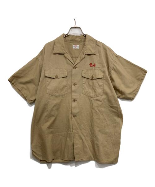 King Kole（キングコール）King Kole (キングコール) 60’sマチ付ワークシャツ ベージュ サイズ:不明の古着・服飾アイテム