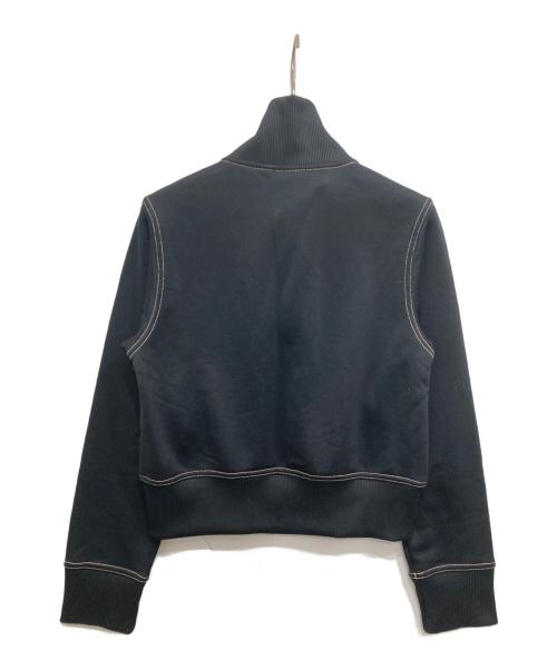 adidas（アディダス）adidas (アディダス) ショート丈ダブルジップトラックジャケット ブラック サイズ:XSの古着・服飾アイテム