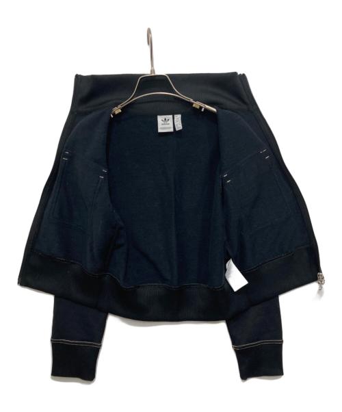 adidas（アディダス）adidas (アディダス) ショート丈ダブルジップトラックジャケット ブラック サイズ:XSの古着・服飾アイテム