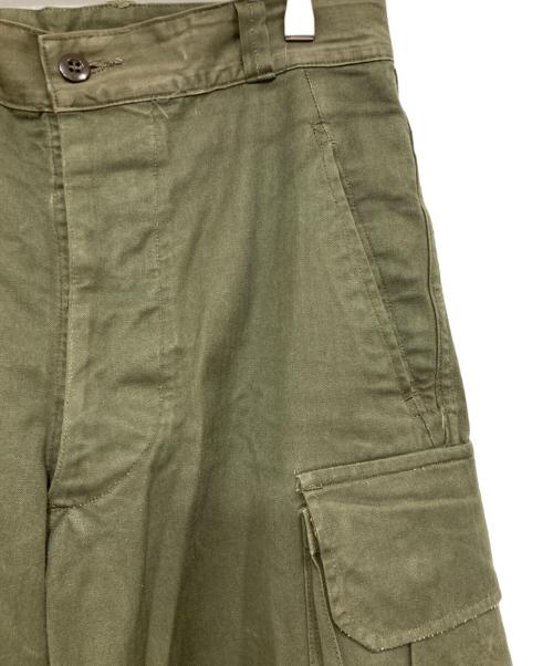 French Army（フランス軍）French Army (フランス軍) M-47後期カーゴパンツ グリーン サイズ:21の古着・服飾アイテム