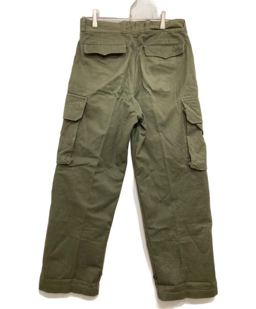 French Army（フランス軍）French Army (フランス軍) M-47後期カーゴパンツ グリーン サイズ:21の古着・服飾アイテム