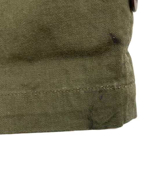 French Army（フランス軍）French Army (フランス軍) M-47後期カーゴパンツ グリーン サイズ:21の古着・服飾アイテム