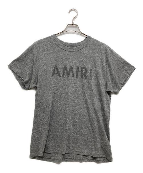 AMIRI（アミリ）AMIRI (アミリ) ロゴTシャツ グレー サイズ:Sの古着・服飾アイテム