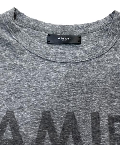 AMIRI（アミリ）AMIRI (アミリ) ロゴTシャツ グレー サイズ:Sの古着・服飾アイテム