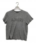 AMIRIアミリ）の古着「ロゴTシャツ」｜グレー