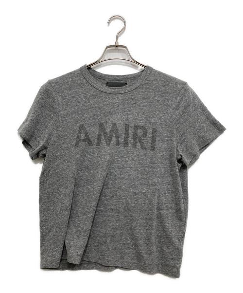 AMIRI（アミリ）AMIRI (アミリ) ロゴTシャツ グレー サイズ:XSの古着・服飾アイテム
