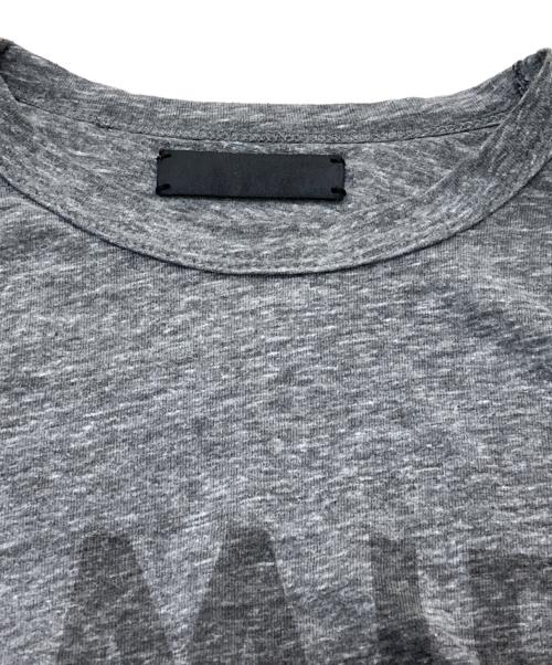 AMIRI（アミリ）AMIRI (アミリ) ロゴTシャツ グレー サイズ:XSの古着・服飾アイテム