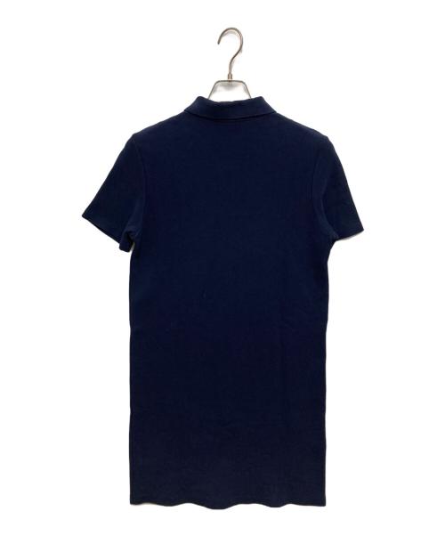 LACOSTE（ラコステ）LACOSTE (ラコステ) オーガニックコットンピケドレス ネイビー サイズ:38 (M)の古着・服飾アイテム
