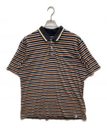 stussy（ステューシー）の古着「90’sボーダーポロシャツ」｜ブラウン