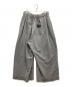 Sillage (シアージ) loop wheel circular pants グレー サイズ:FREE：13000円