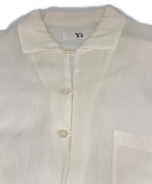 Y's（ワイズ）Y's (ワイズ) レーヨンシアーシャツ ホワイト サイズ:FREEの古着・服飾アイテム