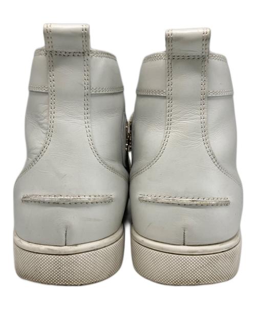 Christian Louboutin（クリスチャン・ルブタン）Christian Louboutin (クリスチャン・ルブタン) LOUIS/ハイカットスニーカー ホワイト サイズ:42　1/2の古着・服飾アイテム