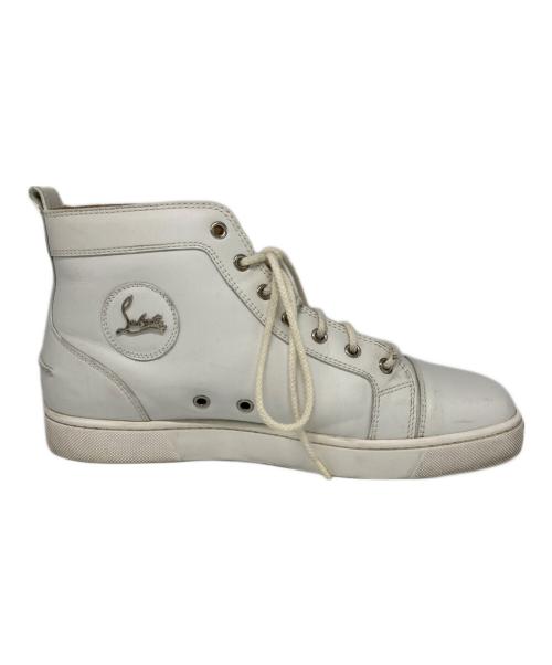 Christian Louboutin（クリスチャン・ルブタン）Christian Louboutin (クリスチャン・ルブタン) LOUIS/ハイカットスニーカー ホワイト サイズ:42　1/2の古着・服飾アイテム