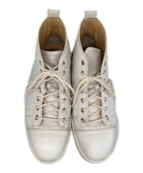 Christian Louboutin（クリスチャン・ルブタン）Christian Louboutin (クリスチャン・ルブタン) LOUIS/ハイカットスニーカー ホワイト サイズ:42　1/2の古着・服飾アイテム