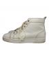 Christian Louboutin (クリスチャン・ルブタン) LOUIS/ハイカットスニーカー ホワイト サイズ:42　1/2：25000円