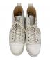 中古・古着 Christian Louboutin (クリスチャン・ルブタン) LOUIS/ハイカットスニーカー ホワイト サイズ:42　1/2：25000円