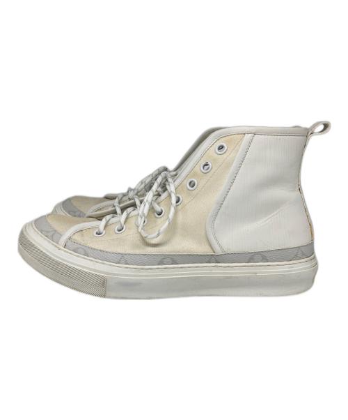 LOUIS VUITTON（ルイ ヴィトン）LOUIS VUITTON (ルイ ヴィトン) モノグラム ハイカットスニーカー ホワイト サイズ:8 1/2の古着・服飾アイテム