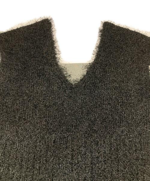 Snidel（スナイデル）Snidel (スナイデル) ラメプルオーバーセットワンピ グレー×ブラック サイズ:１ 未使用品の古着・服飾アイテム