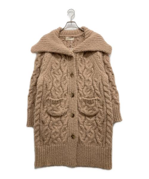 ANDMARY（アンドマリー）ANDMARY (アンドマリー) Jose knit cardigan set dress ベージュ サイズ:FREE 未使用品の古着・服飾アイテム