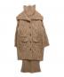 ANDMARY（アンドマリー）の古着「Jose knit cardigan set dress」｜ベージュ