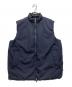 ORCIVAL（オーシバル）の古着「POLYESTER TAFFETA DOWN STAND COLLAR VEST/スタンドカラーダウンベスト」｜ネイビー