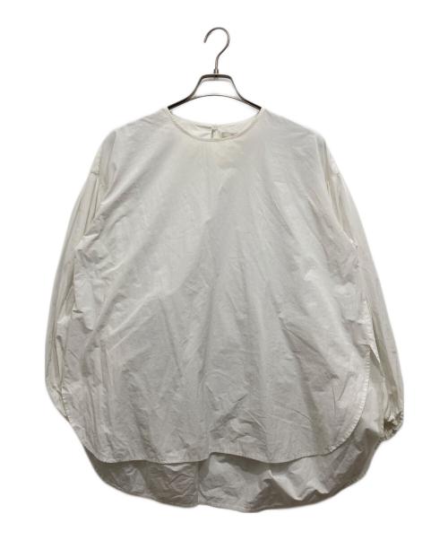 LE PHIL（ル フィル）LE PHIL (ル フィル) ギャザータイプライターブラウス ホワイト サイズ:FREEの古着・服飾アイテム