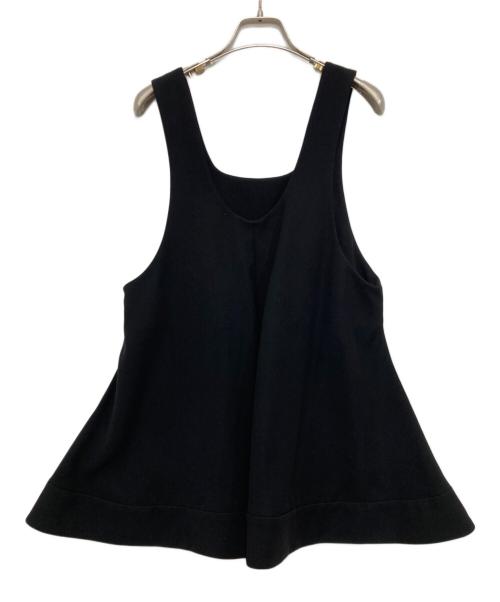 ENFOLD（エンフォルド）ENFOLD (エンフォルド) 2WAY FLARE VEST ブラック サイズ:38の古着・服飾アイテム