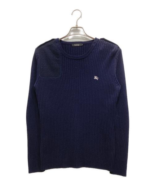 BURBERRY BLACK LABEL（バーバリーブラックレーベル）BURBERRY BLACK LABEL (バーバリーブラックレーベル) ハンティングニット ネイビー サイズ:SIZE3の古着・服飾アイテム