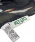 KENZO (ケンゾー) 大判ストール レッド×ブラック：9000円