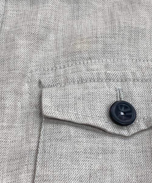 ARMANI COLLEZIONI（アルマーニ コレツィオーニ）ARMANI COLLEZIONI (アルマーニ コレツィオーニ) リネンジャケット アイボリー サイズ:不明の古着・服飾アイテム