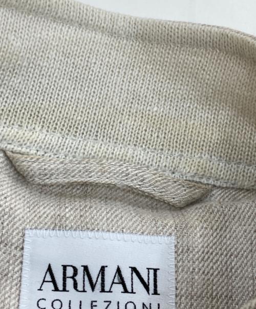 ARMANI COLLEZIONI（アルマーニ コレツィオーニ）ARMANI COLLEZIONI (アルマーニ コレツィオーニ) リネンジャケット アイボリー サイズ:不明の古着・服飾アイテム