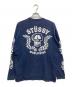 stussy (ステューシー) スカルプリントTシャツ ネイビー サイズ:XL：5000円