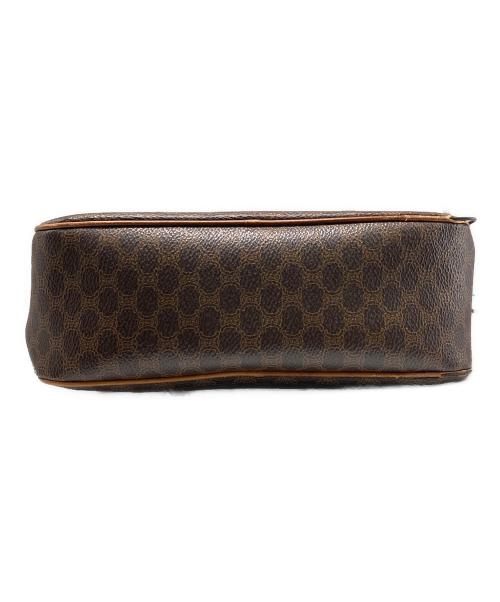 CELINE（セリーヌ）CELINE (セリーヌ) マカダムショルダーバッグ ブラウンの古着・服飾アイテム