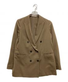 icB（アイシービー）の古着「ウール2WAYストレッチダブルブレストジャケット」｜ブラウン