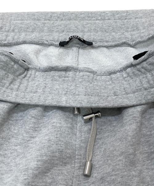 BALMAIN（バルマン）BALMAIN (バルマン) スウェットバイカーパンツ/ジョガーパンツ グレー サイズ:Lの古着・服飾アイテム