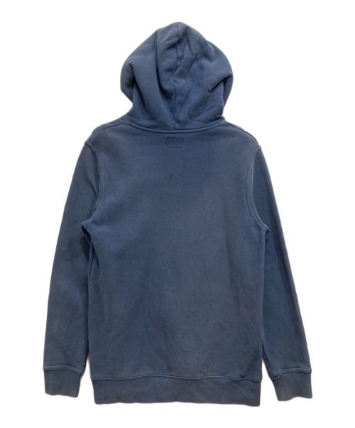 stussy（ステューシー）stussy (ステューシー) ストックロゴ前Vプルオーバーパーカー ネイビー サイズ:Mの古着・服飾アイテム