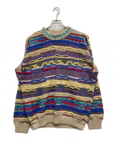 中古・古着通販】Coogi (クージー) マルチカラー3Dニット マルチカラー