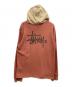 stussy (ステューシー) Two Tone Hoodie/バイカラープルオーバーパーカー ピンク サイズ:M：7000円