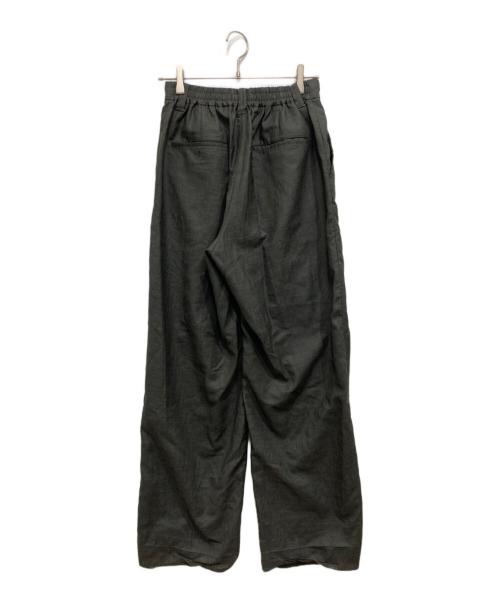 MAISON SPECIAL（メゾンスペシャル）MAISON SPECIAL (メゾンスペシャル) Calendering Triacetate One-Tuck Wide Pants/ワンタックワイドパンツ グレー サイズ:SIZE0の古着・服飾アイテム