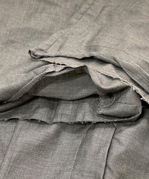 MAISON SPECIAL（メゾンスペシャル）MAISON SPECIAL (メゾンスペシャル) Calendering Triacetate One-Tuck Wide Pants/ワンタックワイドパンツ グレー サイズ:SIZE0の古着・服飾アイテム