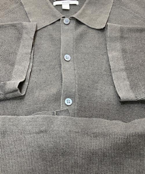 COS（コス）COS (コス) 半袖ニットシャツ ベージュ サイズ:Sの古着・服飾アイテム