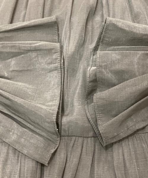 Loungedress（ラウンジドレス）Loungedress (ラウンジドレス) サテンティアードワンピース ブラック サイズ:FREEの古着・服飾アイテム
