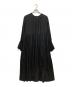 Loungedress（ラウンジドレス）の古着「サテンティアードワンピース」｜ブラック