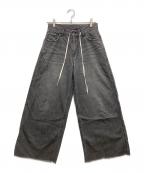 Spick and Spanスピック＆スパン）の古着「5 1/2 SOFT DRAWSTRINGDENIM」｜グレー