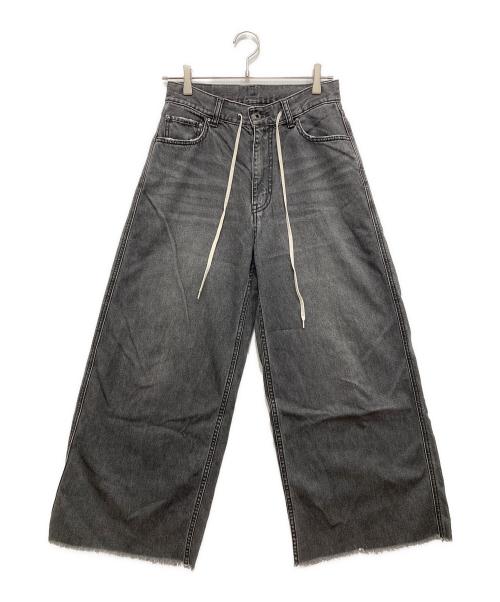 Spick and Span（スピック＆スパン）Spick and Span (スピック＆スパン) 5 1/2 SOFT DRAWSTRINGDENIM グレー サイズ:66cm(W26)の古着・服飾アイテム