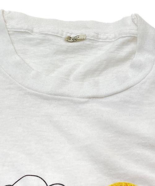 SCREEN STARS（スクリーンズスターズ）SCREEN STARS (スクリーンズスターズ) 80’s染み込みスヌーピープリントTシャツ ホワイト サイズ:Sの古着・服飾アイテム