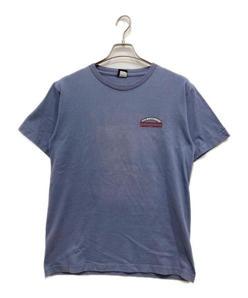 Patagonia（パタゴニア）Patagonia (パタゴニア) 00’s両面プリントTシャツ ネイビー サイズ:Sの古着・服飾アイテム