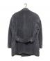GIANNI VERSACE (ジャンニ・ヴェルサーチ) ラマ混メデューサボタンダブルーコート ネイビー サイズ:SIZE50：35000円